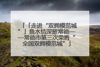 「走进“双拥模范城”」鱼水情深耀常德——常德市第三次荣膺“全国双拥模范城”