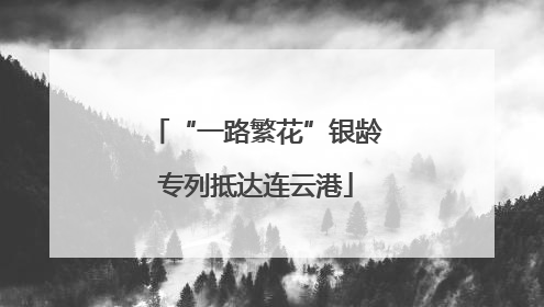 “一路繁花”银龄专列抵达连云港
