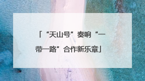 “天山号”奏响“一带一路”合作新乐章