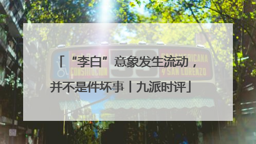 “李白”意象发生流动，并不是件坏事丨九派时评