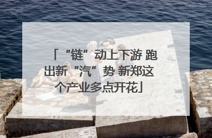 “链”动上下游 跑出新“汽”势 新郑这个产业多点开花