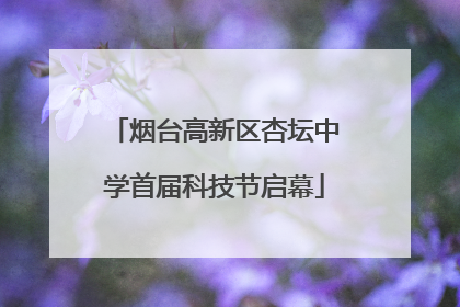 烟台高新区杏坛中学首届科技节启幕