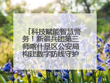 科技赋能智慧警务！新疆兵团第三师喀什垦区公安局构建数字防线守护边疆平安