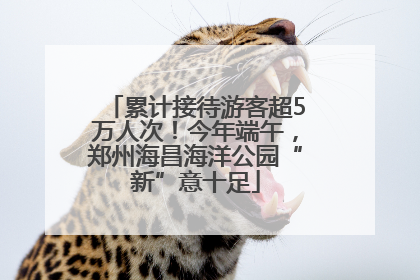累计接待游客超5万人次！今年端午，郑州海昌海洋公园“新”意十足