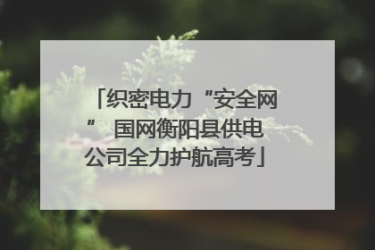 织密电力“安全网” 国网衡阳县供电公司全力护航高考