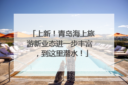 上新！青岛海上旅游新业态进一步丰富，到这里潜水！