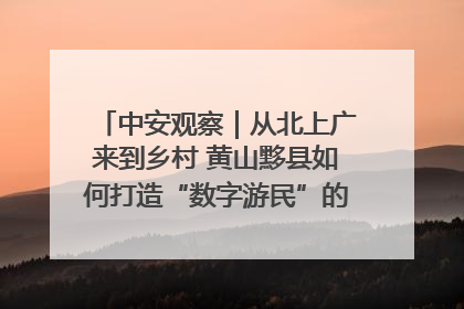 中安观察｜从北上广来到乡村 黄山黟县如何打造“数字游民”的“桃花源”？