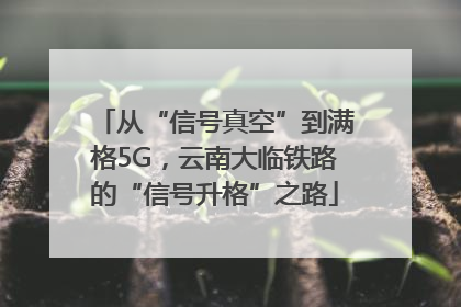 从“信号真空”到满格5G，云南大临铁路的“信号升格”之路