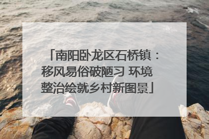 南阳卧龙区石桥镇：移风易俗破陋习 环境整治绘就乡村新图景