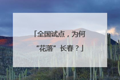 全国试点，为何“花落”长春？