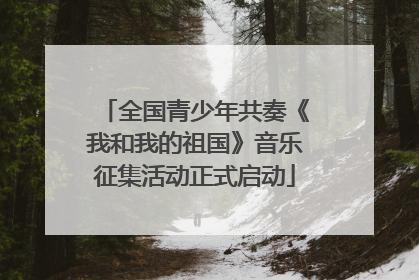 全国青少年共奏《我和我的祖国》音乐征集活动正式启动