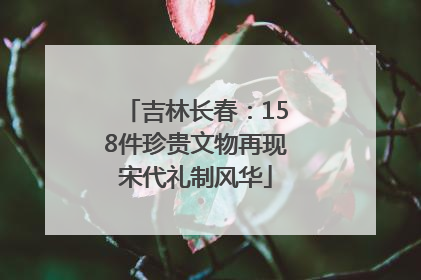 吉林长春：158件珍贵文物再现宋代礼制风华