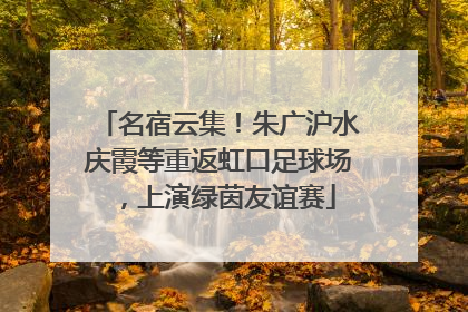 名宿云集！朱广沪水庆霞等重返虹口足球场，上演绿茵友谊赛