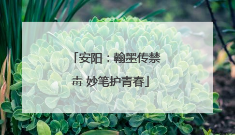 安阳：翰墨传禁毒 妙笔护青春