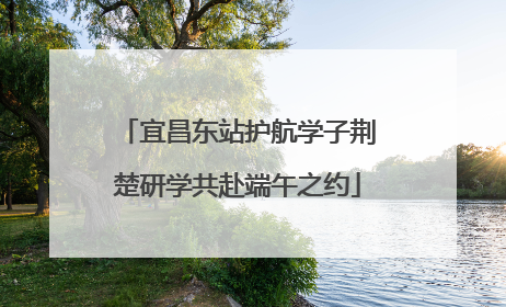 宜昌东站护航学子荆楚研学共赴端午之约