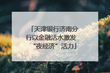 天津银行济南分行以金融活水激发“夜经济”活力