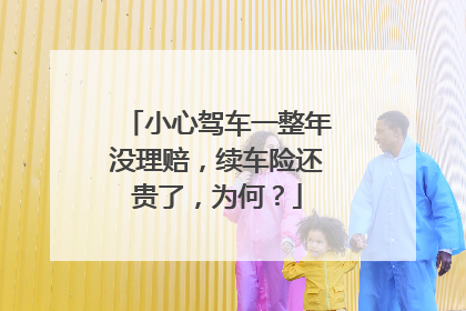 小心驾车一整年没理赔，续车险还贵了，为何？
