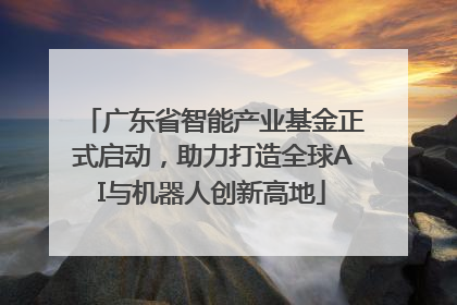 广东省智能产业基金正式启动，助力打造全球AI与机器人创新高地