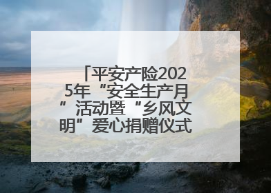 平安产险2025年“安全生产月”活动暨“乡风文明”爱心捐赠仪式在菏泽单县举行