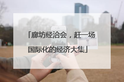 廊坊经洽会，赶一场国际化的经济大集