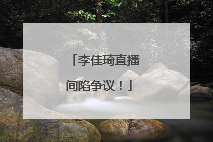 李佳琦直播间陷争议！