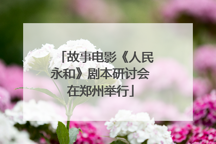 故事电影《人民永和》剧本研讨会在郑州举行