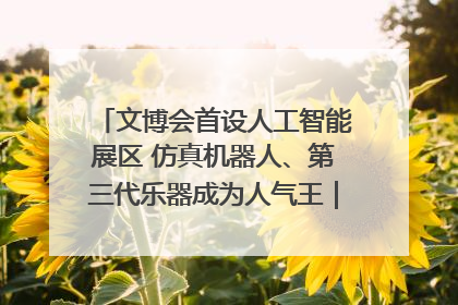 文博会首设人工智能展区 仿真机器人、第三代乐器成为人气王｜文博向“新”
