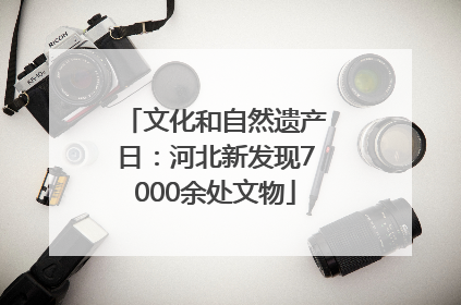 文化和自然遗产日：河北新发现7000余处文物