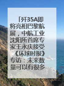 歼35A即将亮相巴黎航展，中航工业沈阳所首席专家王永庆接受《环球时报》专访：未来数量可以有很多