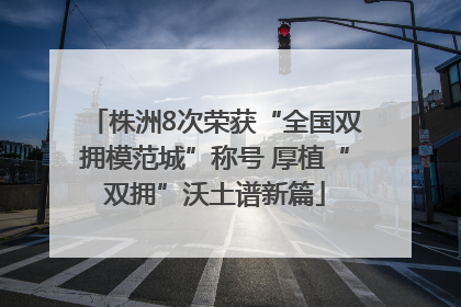 株洲8次荣获“全国双拥模范城”称号 厚植“双拥”沃土谱新篇