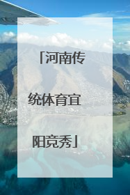 河南传统体育宜阳竞秀