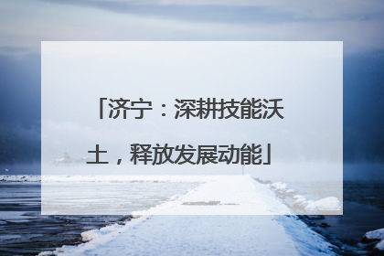济宁：深耕技能沃土，释放发展动能