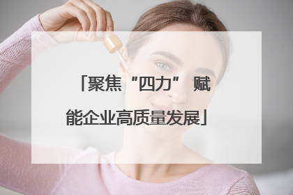 聚焦“四力” 赋能企业高质量发展