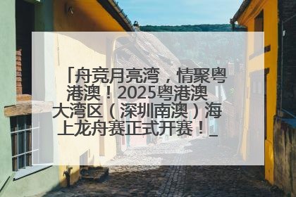 舟竞月亮湾，情聚粤港澳！2025粤港澳大湾区（深圳南澳）海上龙舟赛正式开赛！_深圳新闻网
