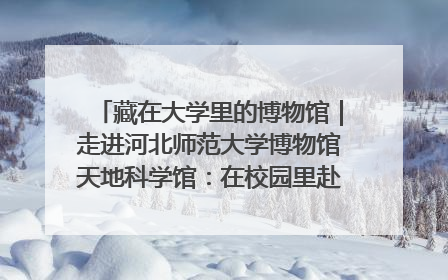 藏在大学里的博物馆｜走进河北师范大学博物馆天地科学馆：在校园里赴一场“宇宙之约”