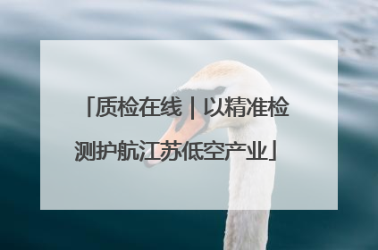 质检在线｜以精准检测护航江苏低空产业