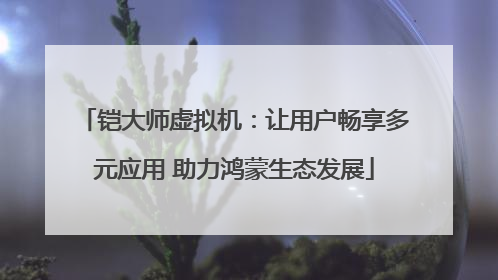 铠大师虚拟机：让用户畅享多元应用 助力鸿蒙生态发展