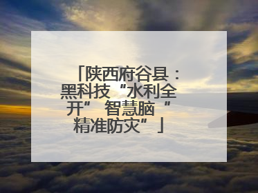 陕西府谷县：黑科技“水利全开” 智慧脑“精准防灾”