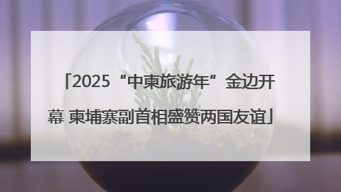 2025“中柬旅游年”金边开幕 柬埔寨副首相盛赞两国友谊