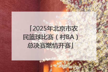 2025年北京市农民篮球比赛（村BA）总决赛燃情开赛