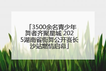 3500余名青少年舞者齐聚星城 2025湖南省街舞公开赛长沙站燃情启幕