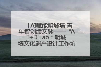 AI赋能明城墙 青年智创续文脉——“AI+D Lab：明城墙文化遗产设计工作坊”在南京开营