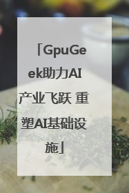 GpuGeek助力AI产业飞跃 重塑AI基础设施
